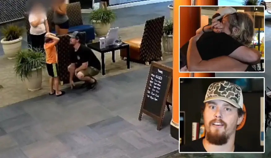 bartender saves kid choking