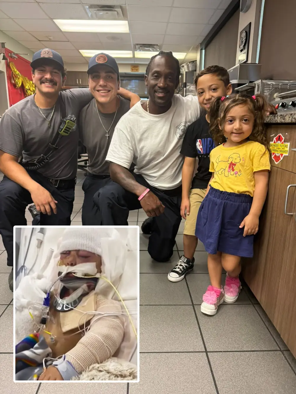 firefighters show up for girl years later