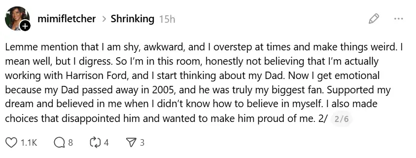 woman shares Harrison Ford kindness story