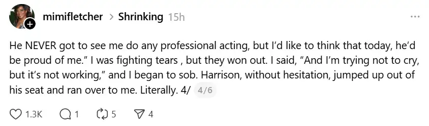 woman shares Harrison Ford kindness story