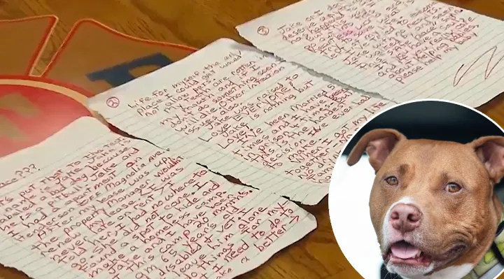 “Please Help My Baby”: Veteran’s Goodbye Letter Leads Firefighters to Adopt His Dog and Change His Life