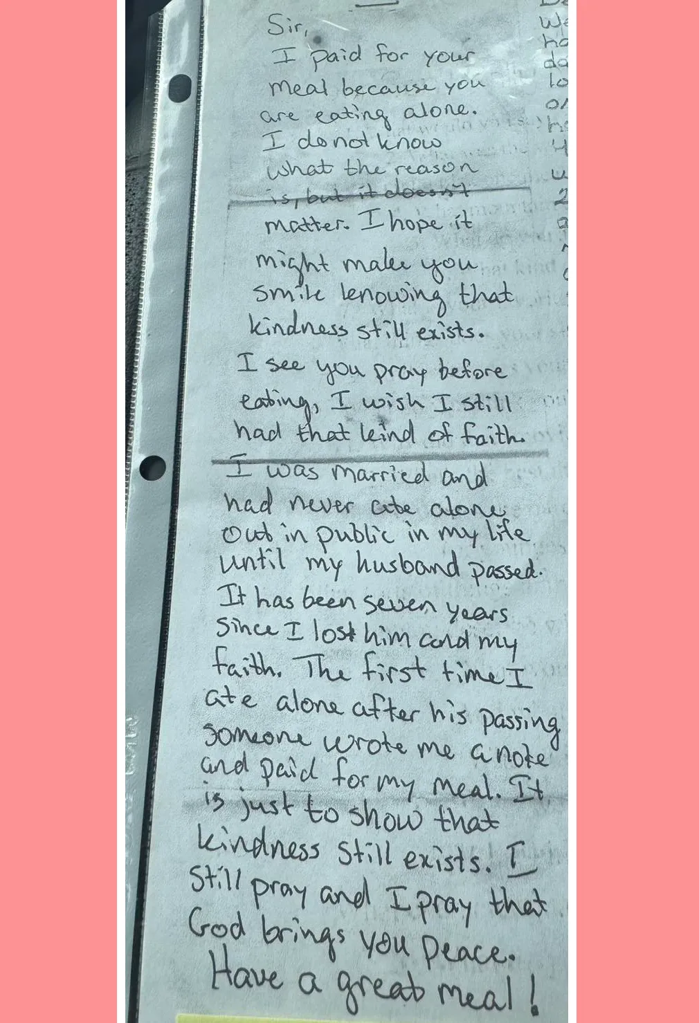 act of kindness