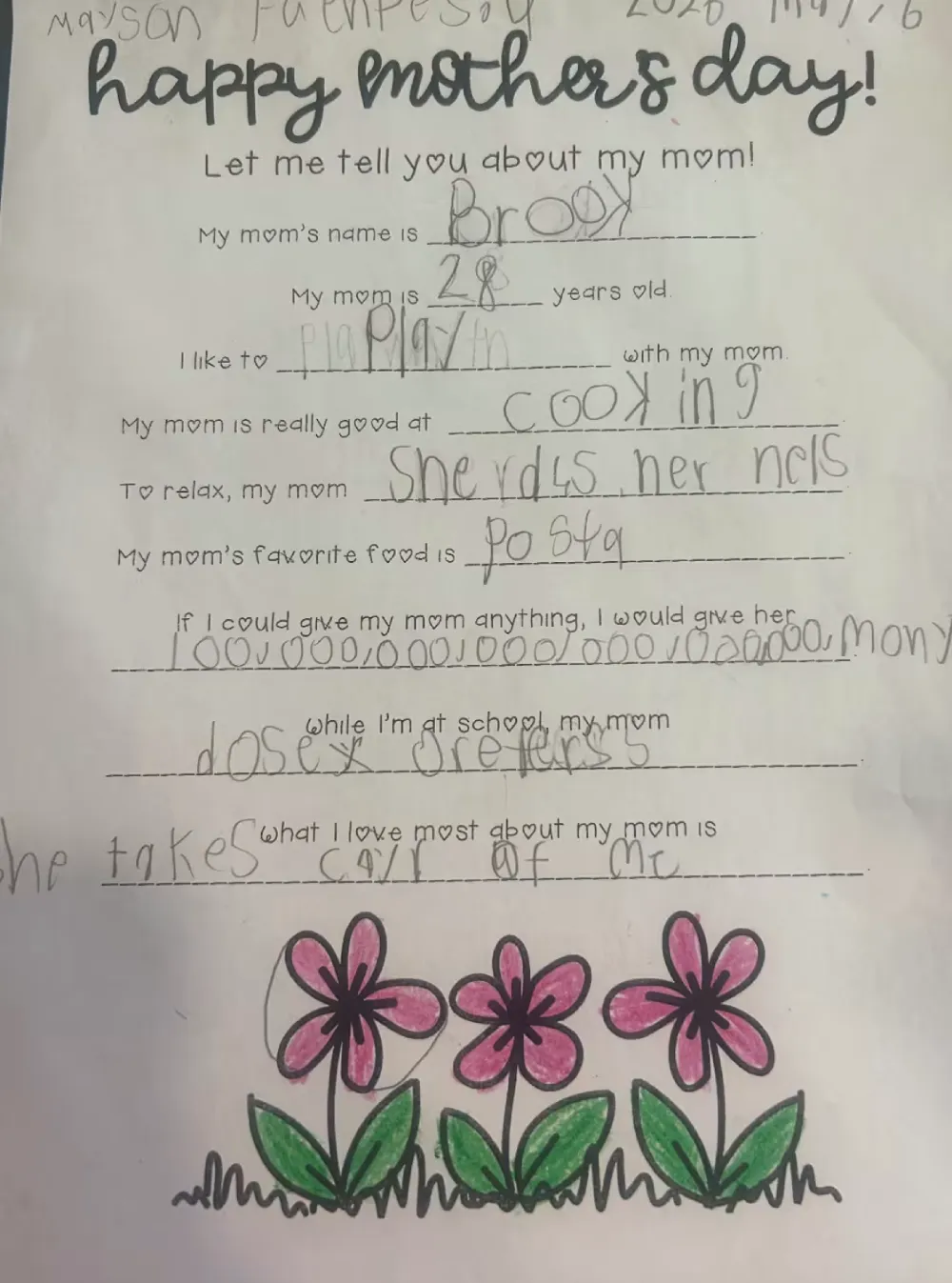 mothers day funny story