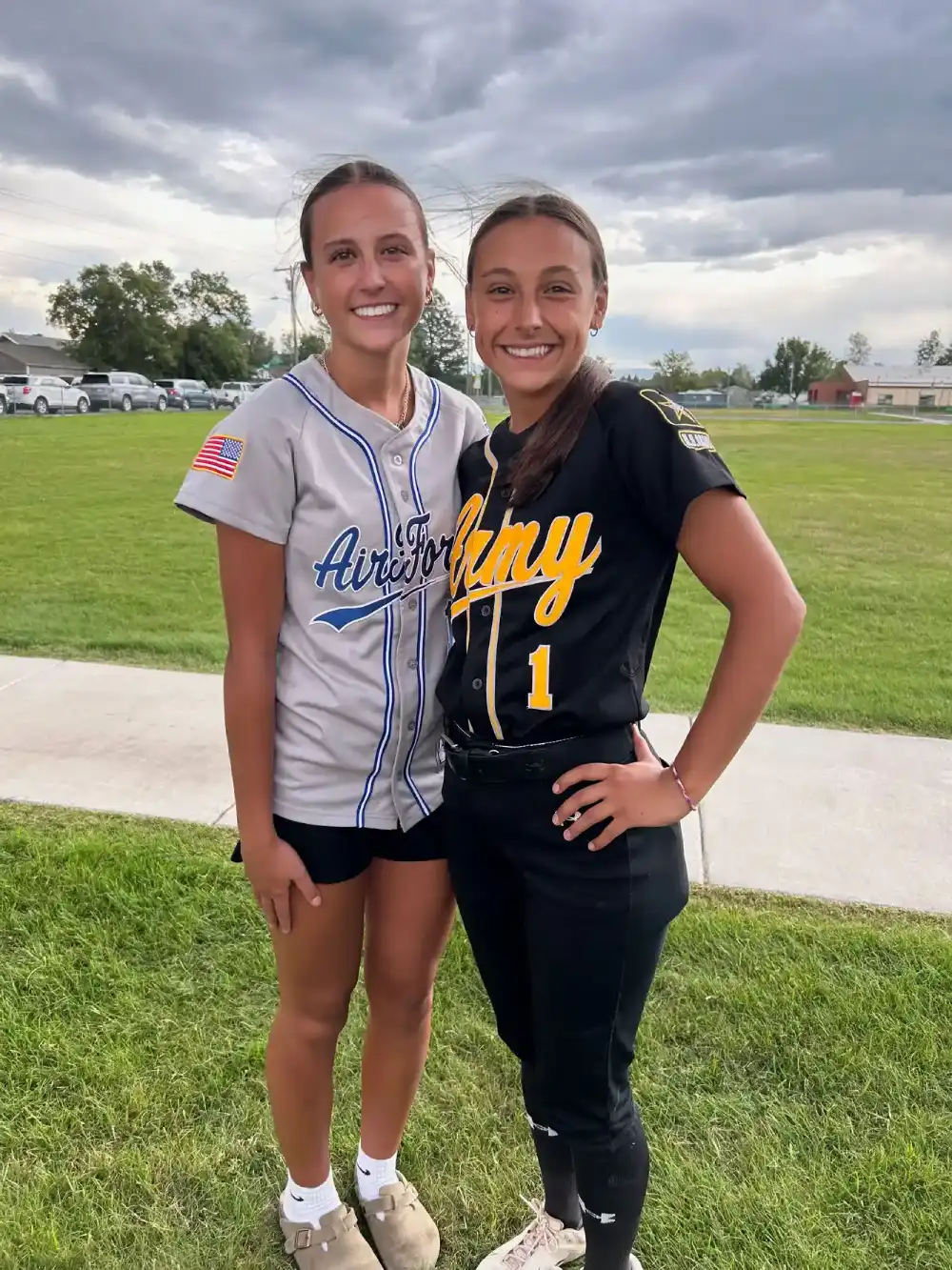 sisters softball game