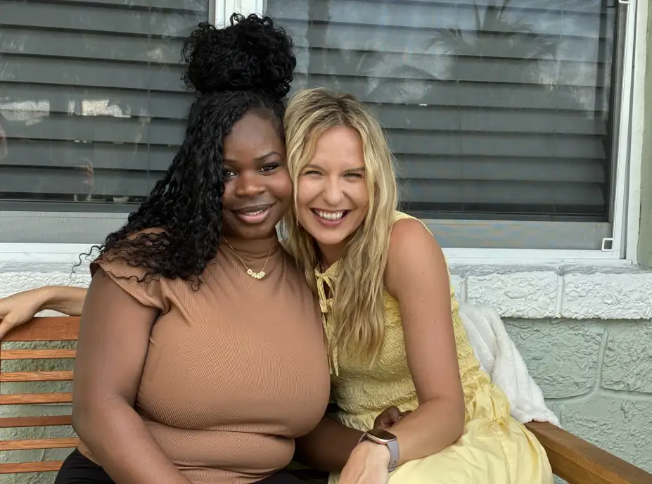 Wendy's woman porch friends